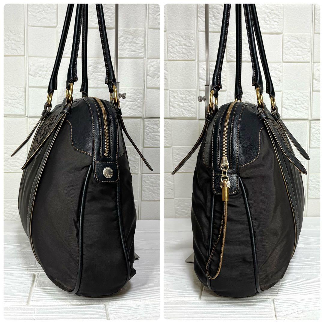 ✨上美品✨☘️LOEWE☘️✨トートバッグ✨肩掛け✨アナグラム✨ナイロンレザー✨