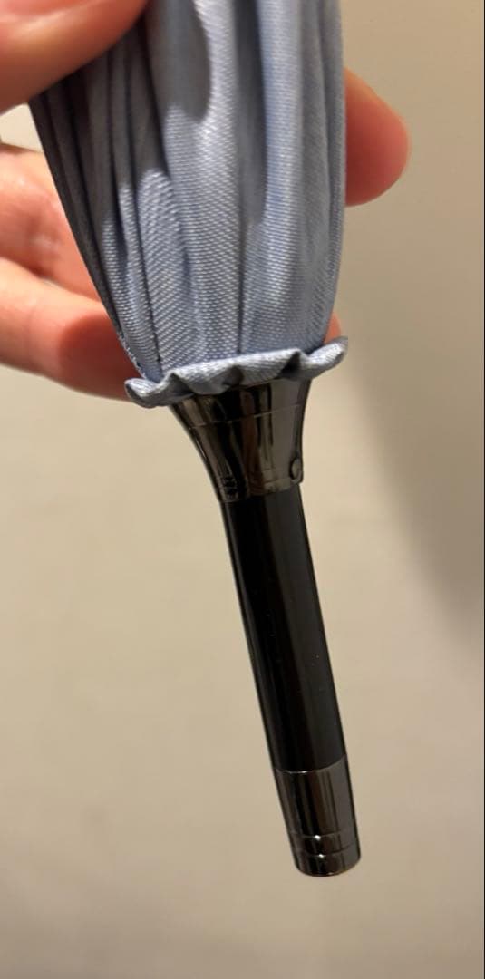 サンバリア100 フリル　ブルー　長傘