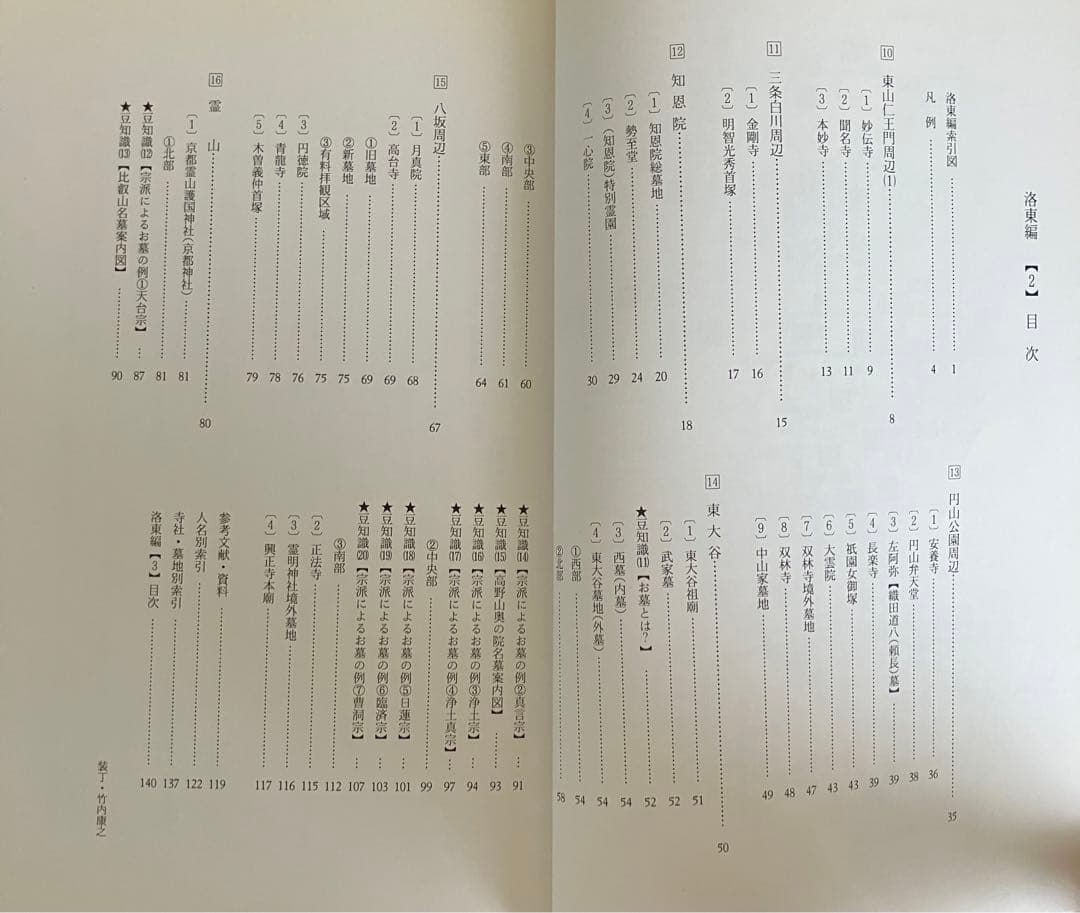 京都名墓探訪 1・2 セット