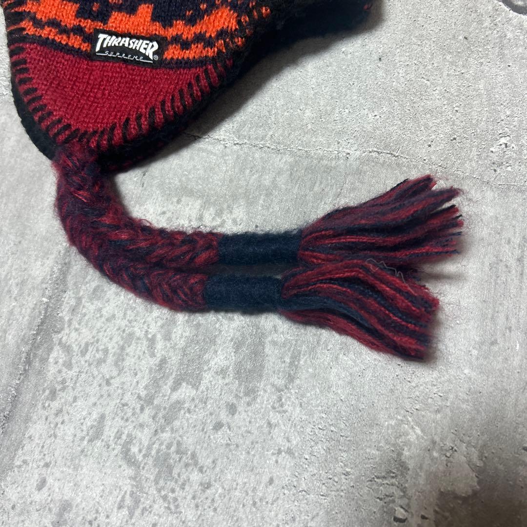 帽子 24FW Supreme x Thrasher Earflap Beanie