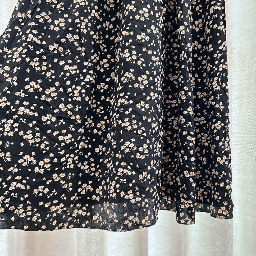 美品✨CELINE 花柄 長袖　ワンピース　春　夏　秋　デート　リゾート