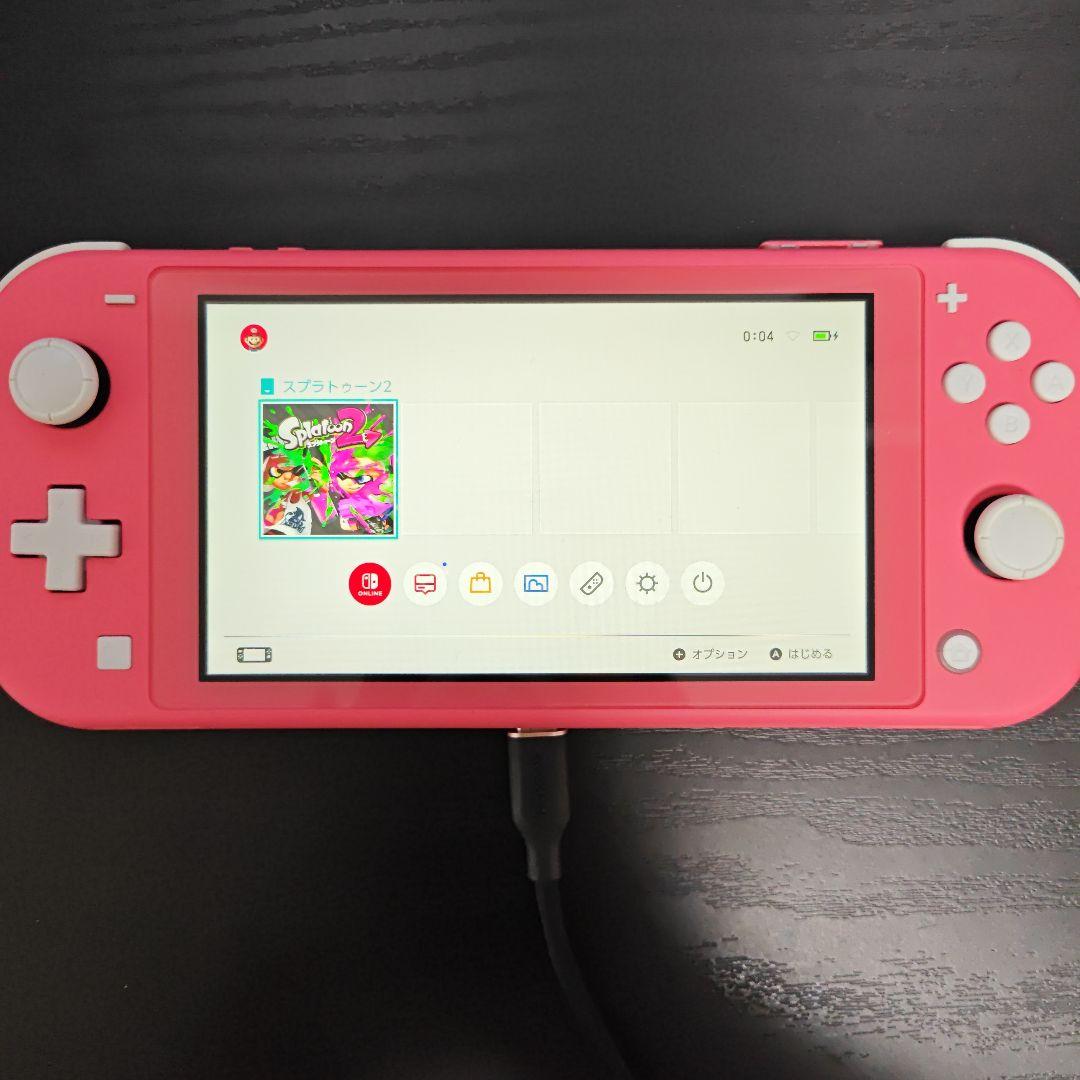 美品 Switch Lite コーラル