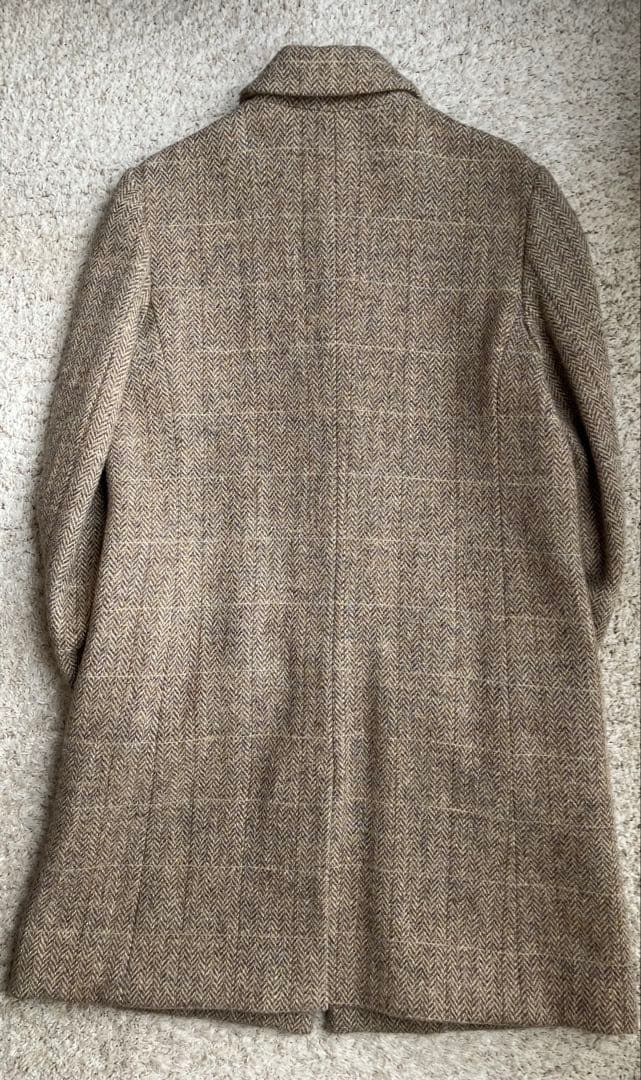 マーガレットハウエル × ハリスツイード コラボ　ロングコート　ヘリンボーン