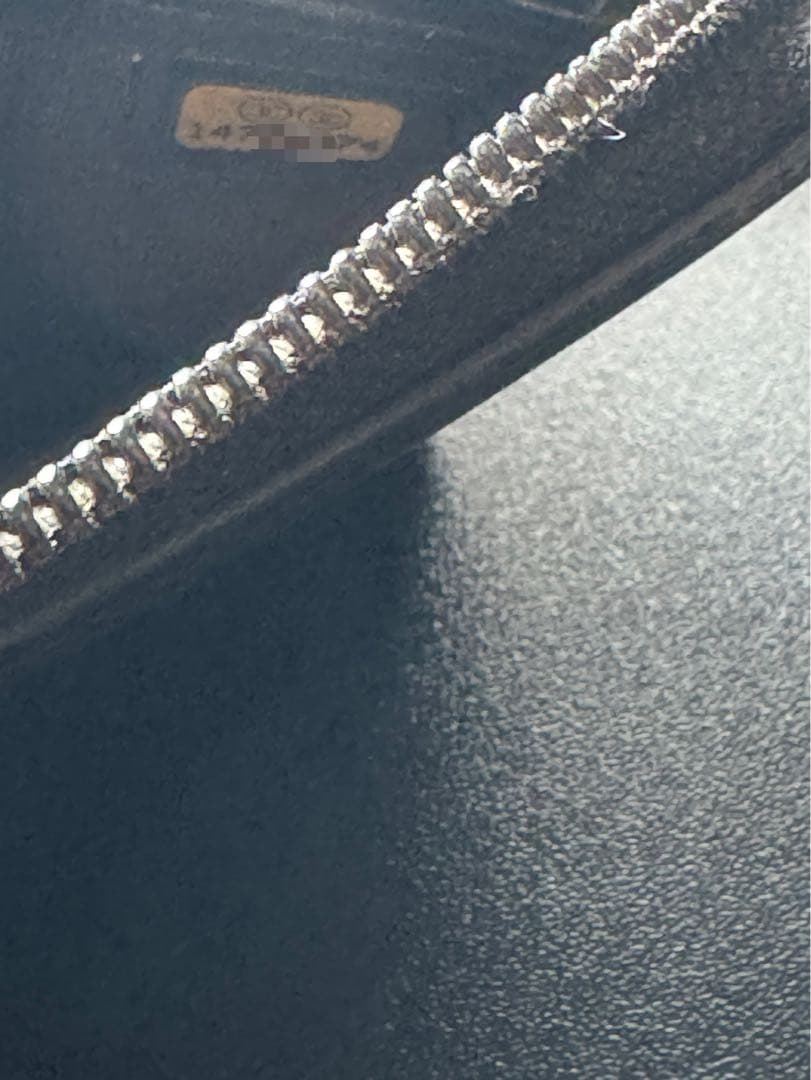 makotoシャネル カメリア ラウンドファスナー 長財布 ブラック