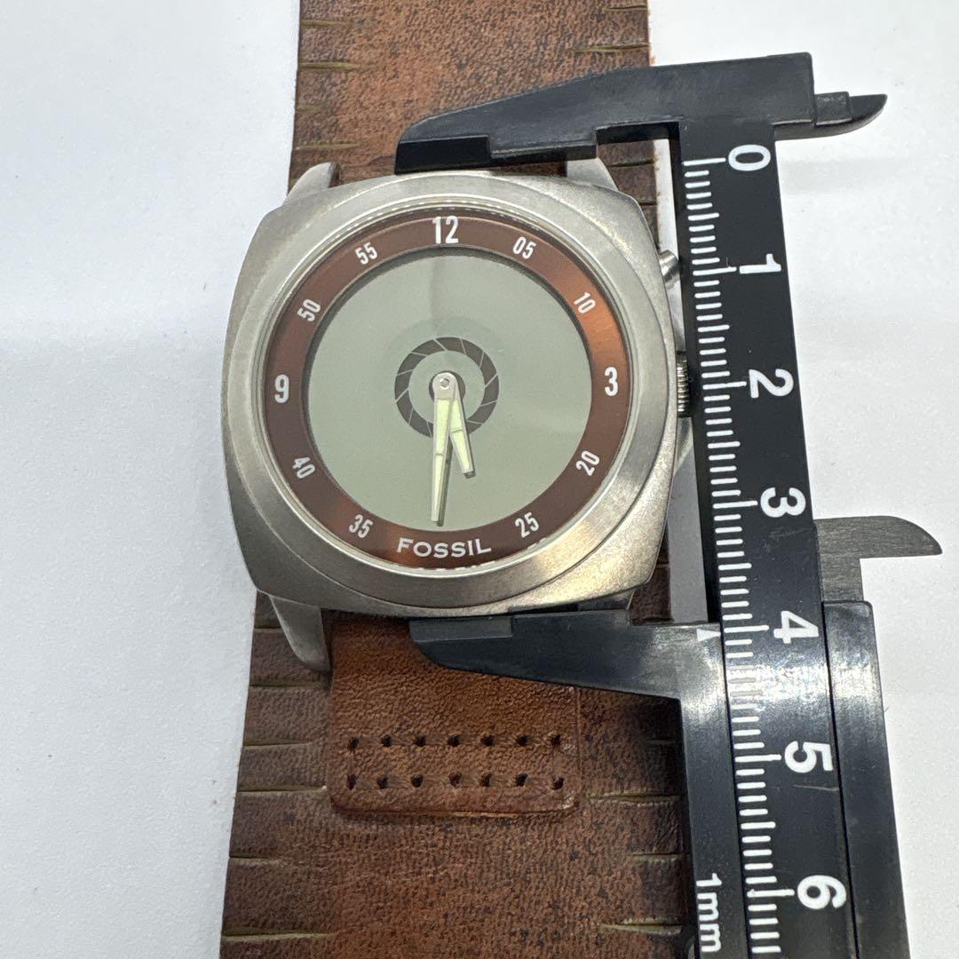 【希少】フォッシル BG-1079 ビッグティック デジアナ文字盤 腕時計