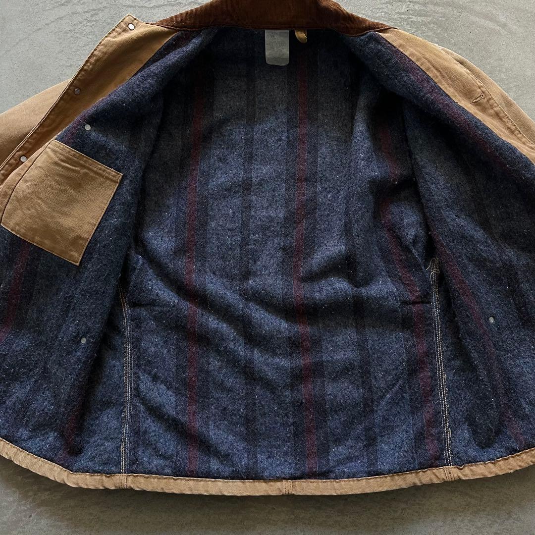 星タグUSA製80s カーハート チョアコート 希少サイズ40 極上