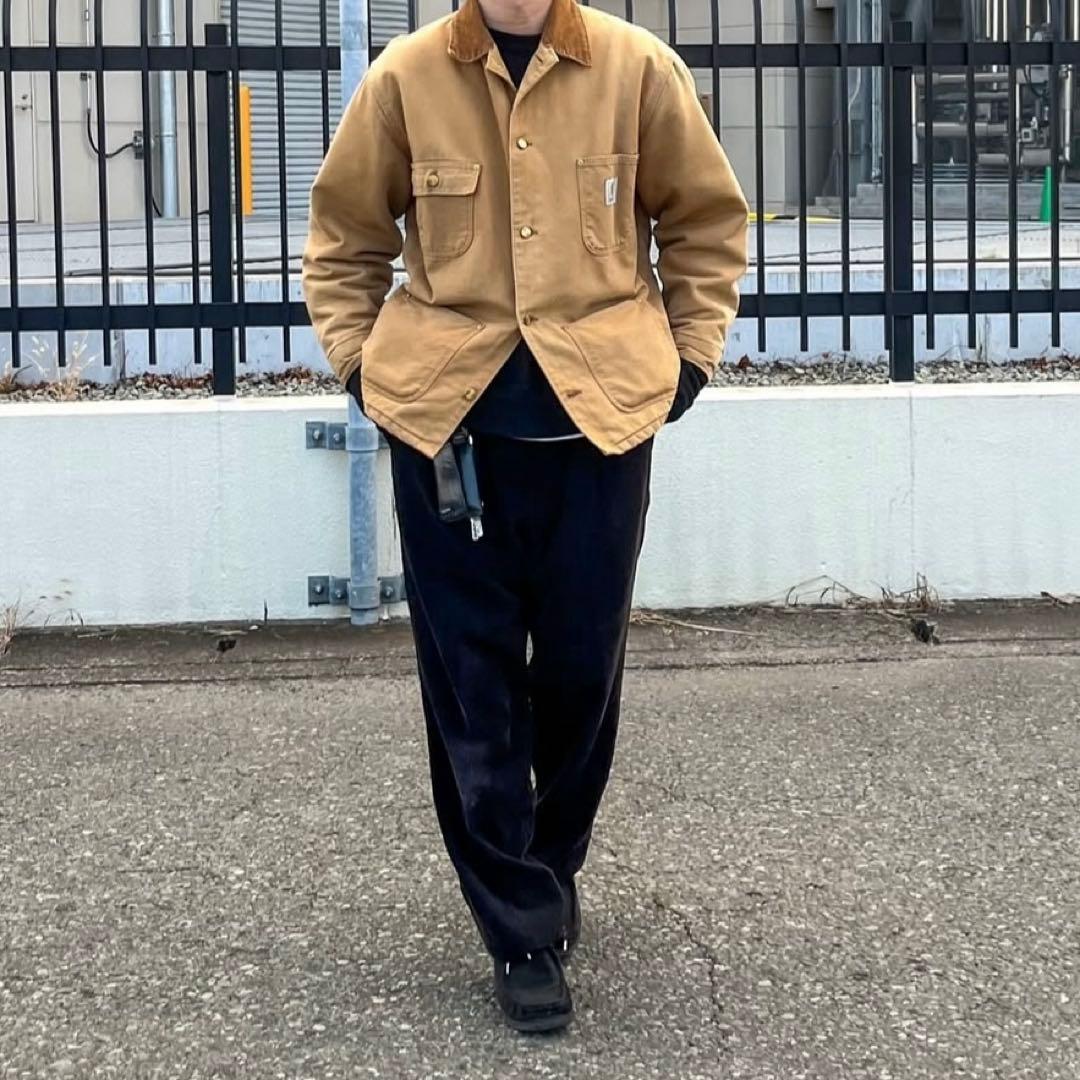 星タグUSA製80s カーハート チョアコート 希少サイズ40 極上