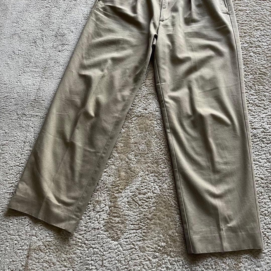 90s Polo ralph lauren チノ　2タック　プリーツ　ベージュ