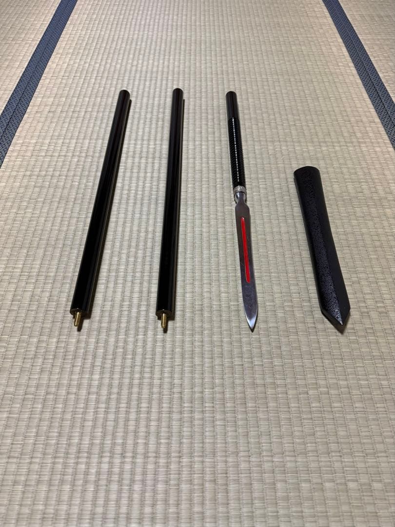 槍　やり　3本継　鞘付き　模造刀　模擬刀　美術刀　舞踊　大衆演劇　芝居