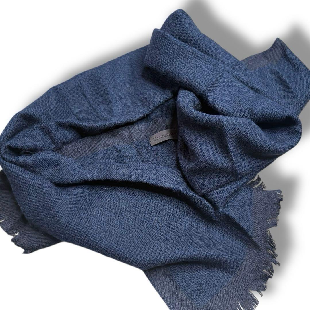 未使用 タグ付き ermenegildo zegna マフラー リバーシブル