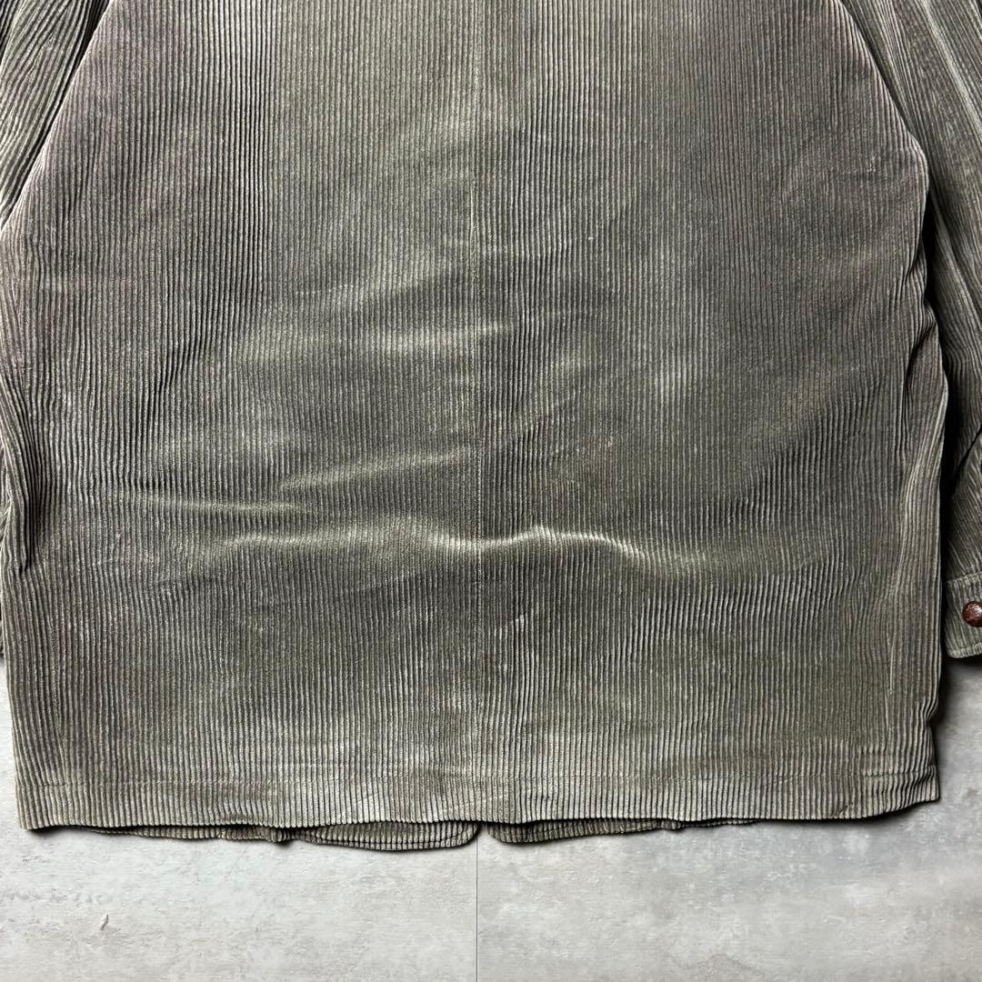 80s Burberry's バーバリー コーデュロイ 太畝 ハーフコート