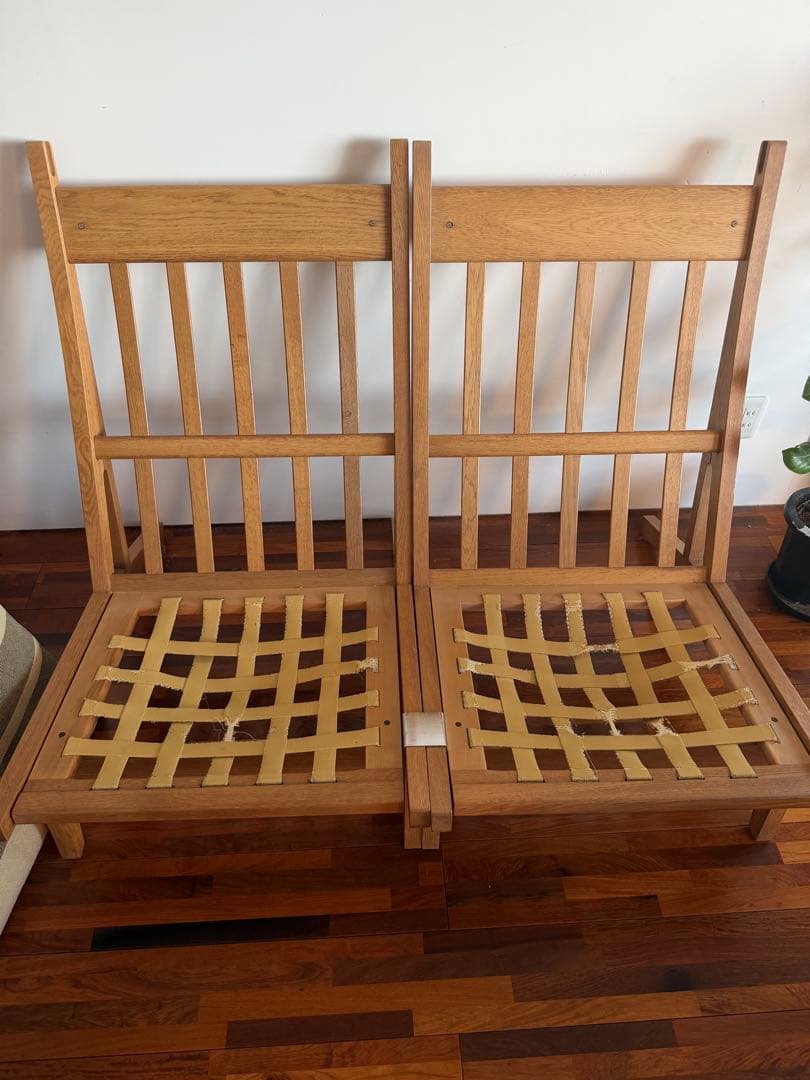 GE375ハンス•J•ウェグナーGETAMA ハイバックソファ　 オーク材