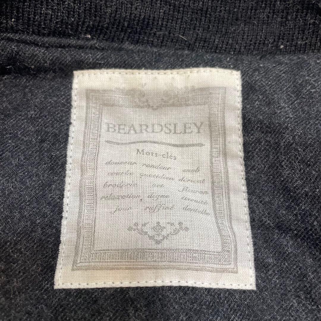 ビアズリー ロングキルティングコート F 中綿 リブ ゆったりめ