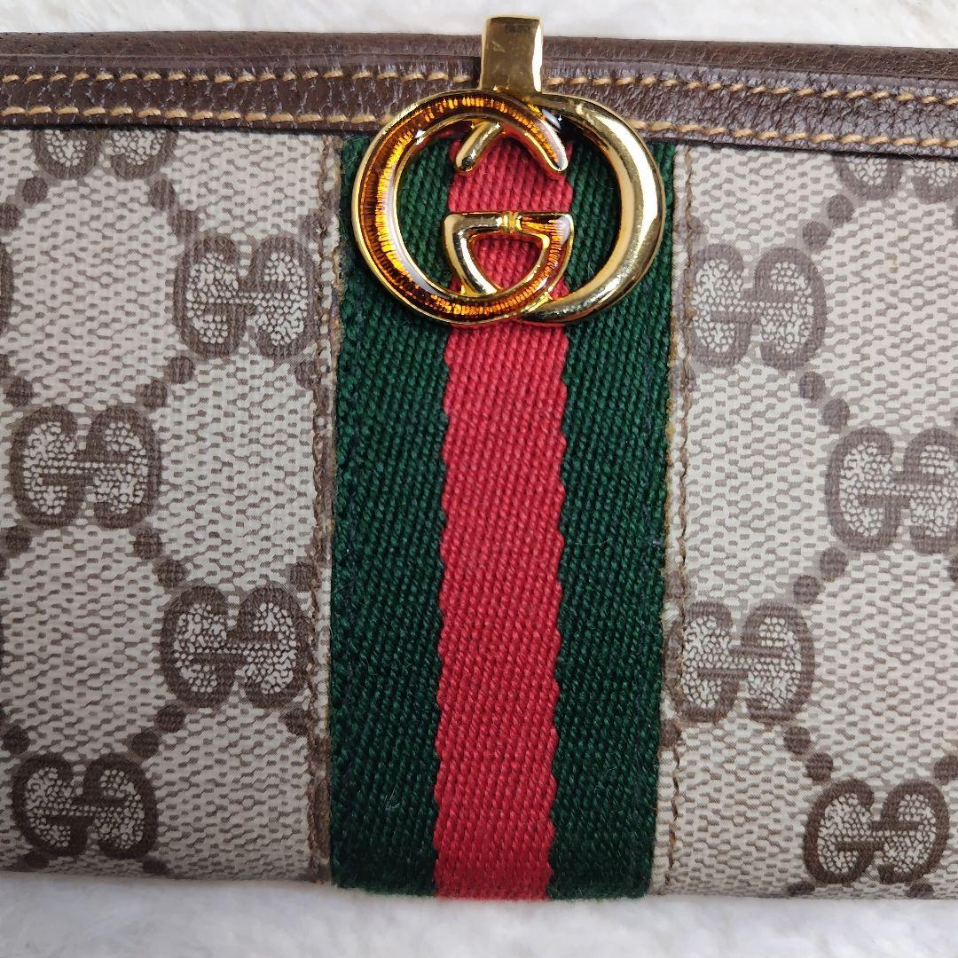 ✨極美品✨GUCCI ヴィンテージ GG柄 シェリーライン 長財布