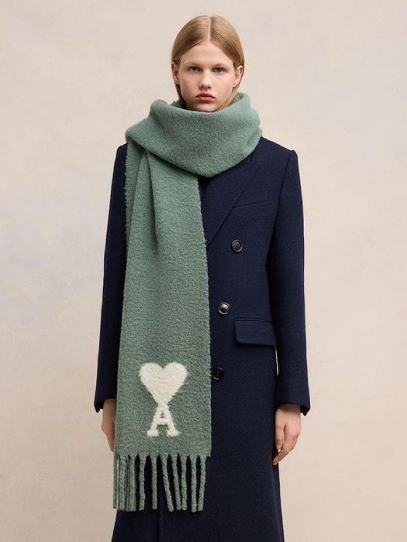 AMI Paris マフラー(2024AW元値¥55,000-ほど、最終値下げ)