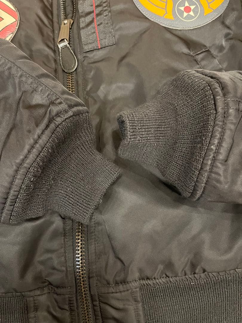 AVIREX MA-1ジャケット Lサイズ パッチ付き