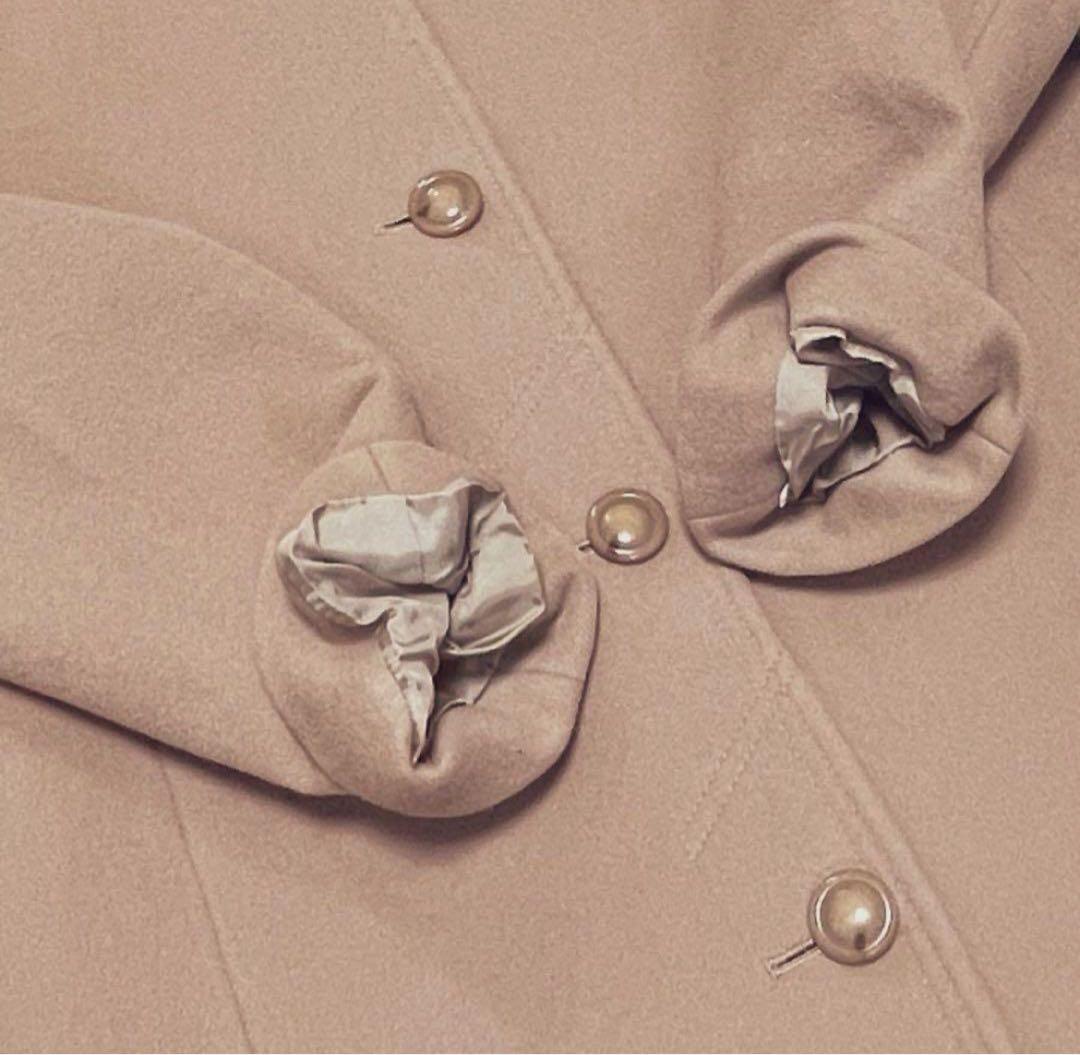 良品　Leilian カシミヤ100% ロングコート　シングルブレスト