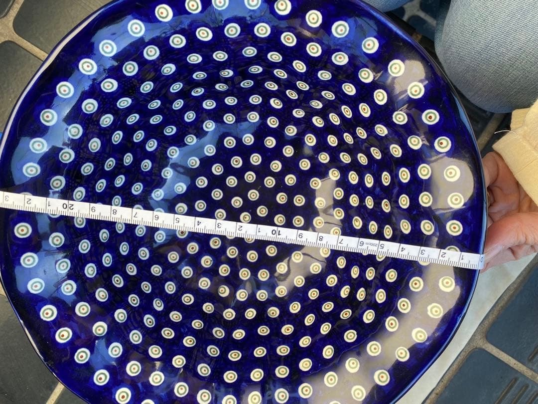 ポーリッシュポタリー[ポーランド食器・陶器] 脚付ボウル