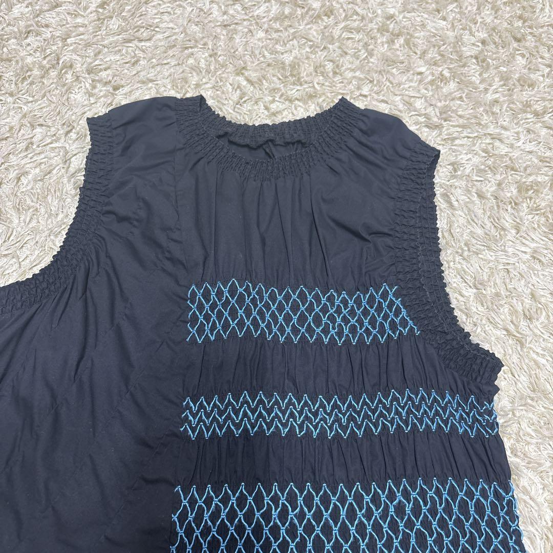 近年モデル エンフォルド スモッキングトップス　チュニック　アシメトリー　38