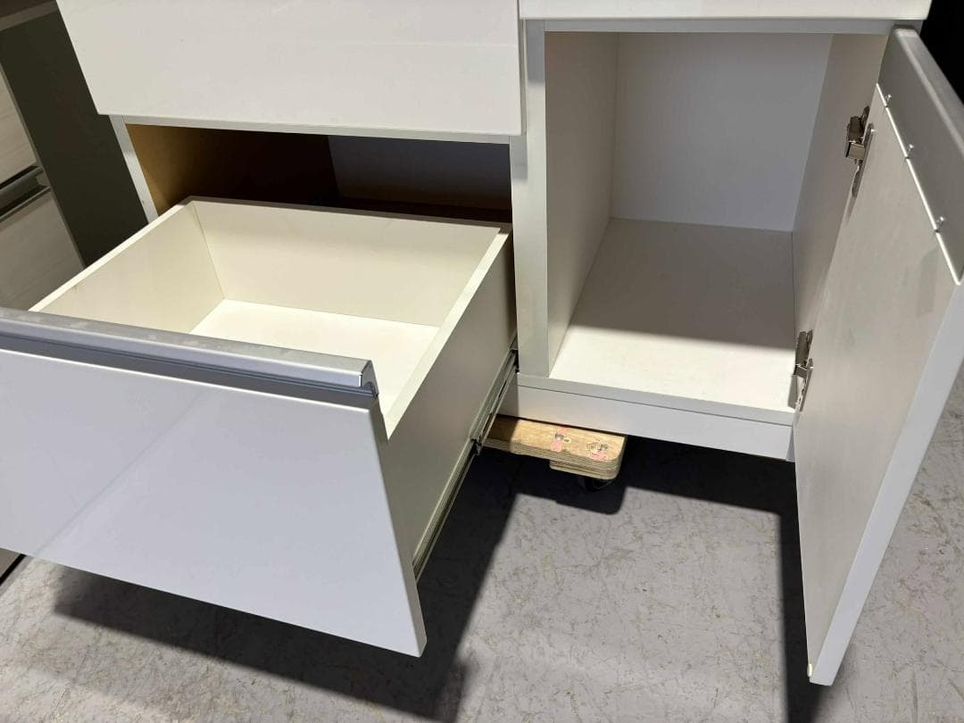 ちゃびたん NITORI キッチンカウンターキッチンキャビネット幅90cm