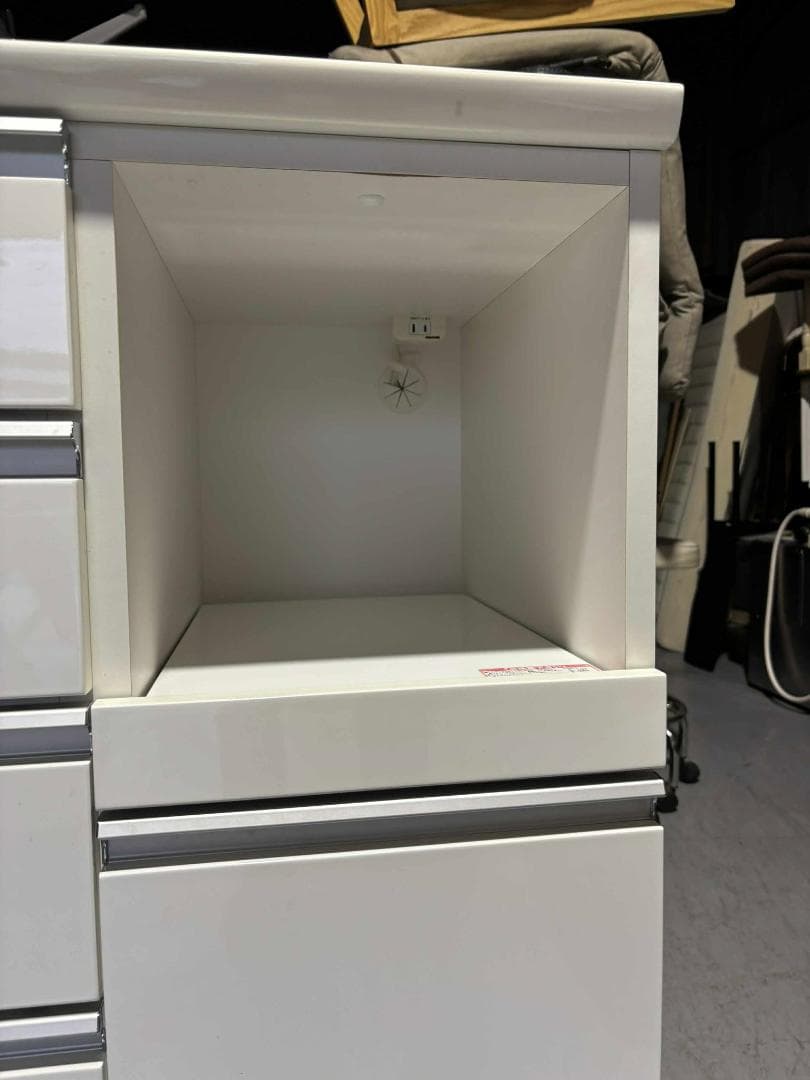 ちゃびたん NITORI キッチンカウンターキッチンキャビネット幅90cm