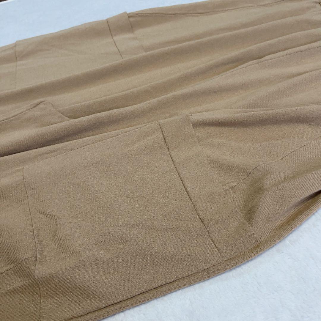 新品　エトレトウキョウ　サイドポケットベアニットオールインワン　ベージュ