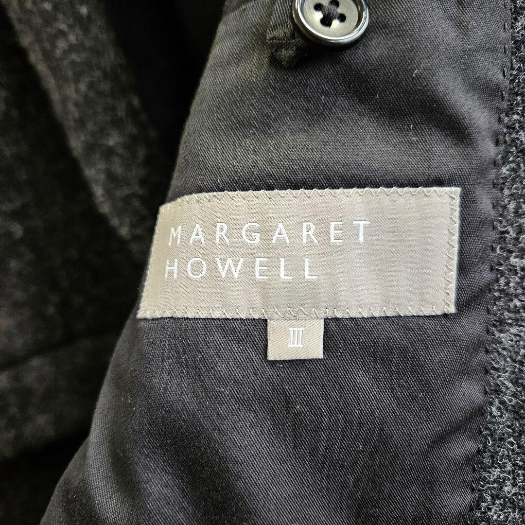 極美品 マーガレットハウエル ハリスツイード　テーラードジャケット L