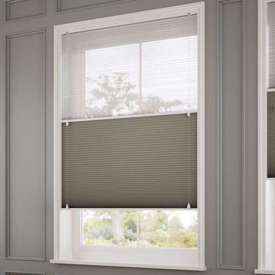 【最終値下げ】未使用　ハニカムシェード　ライトグレー　159.5×90