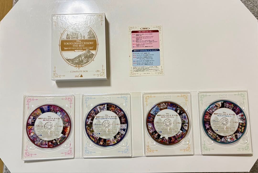 東京ディズニーリゾート DVD Blu-ray 4点セット