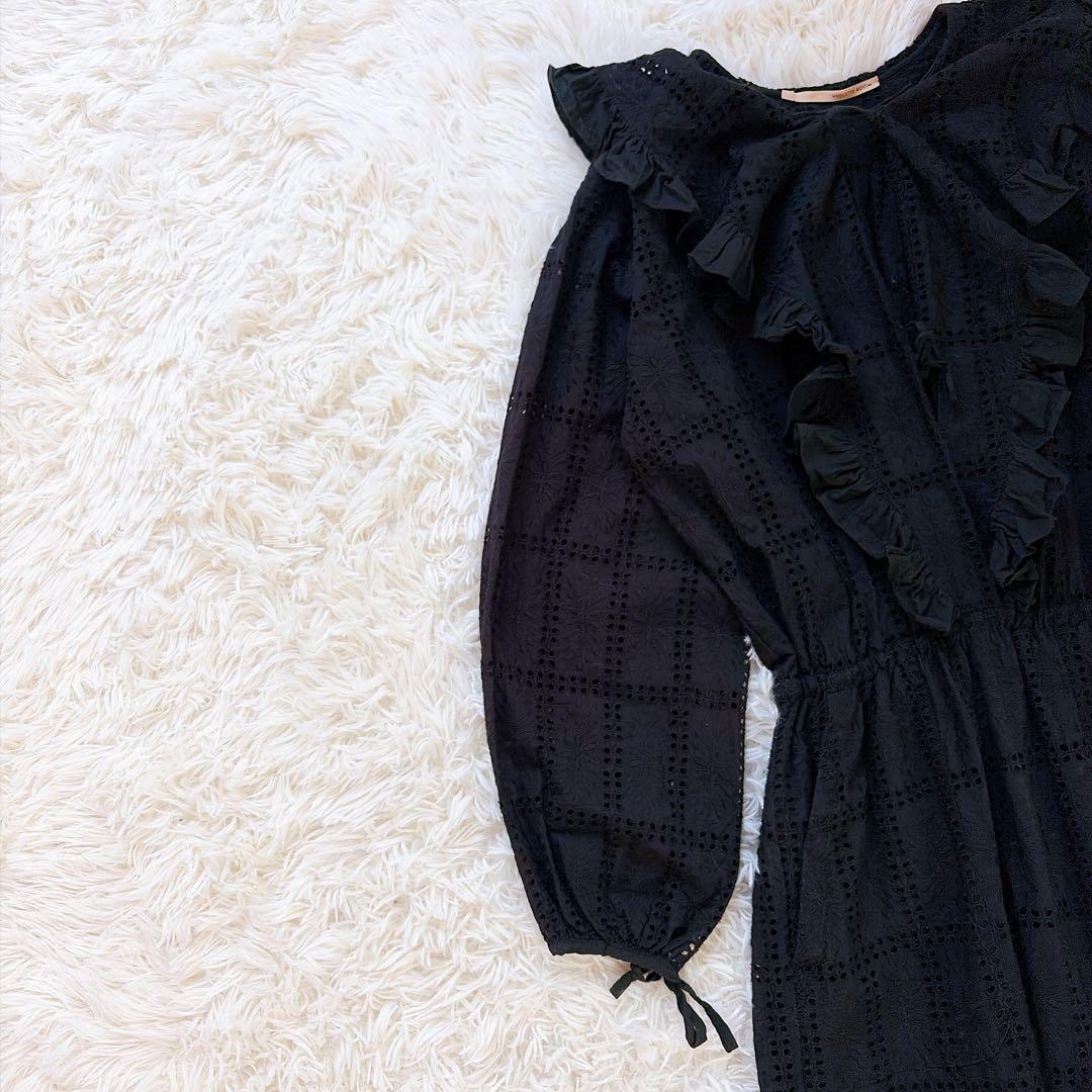 VIOLETTE ROOM バイオレットルーム レースオールインワン　ブラック