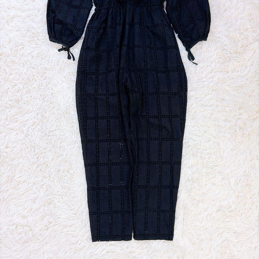 VIOLETTE ROOM バイオレットルーム レースオールインワン　ブラック