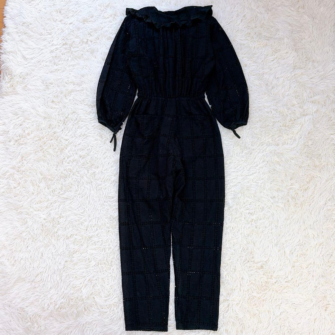 VIOLETTE ROOM バイオレットルーム レースオールインワン　ブラック