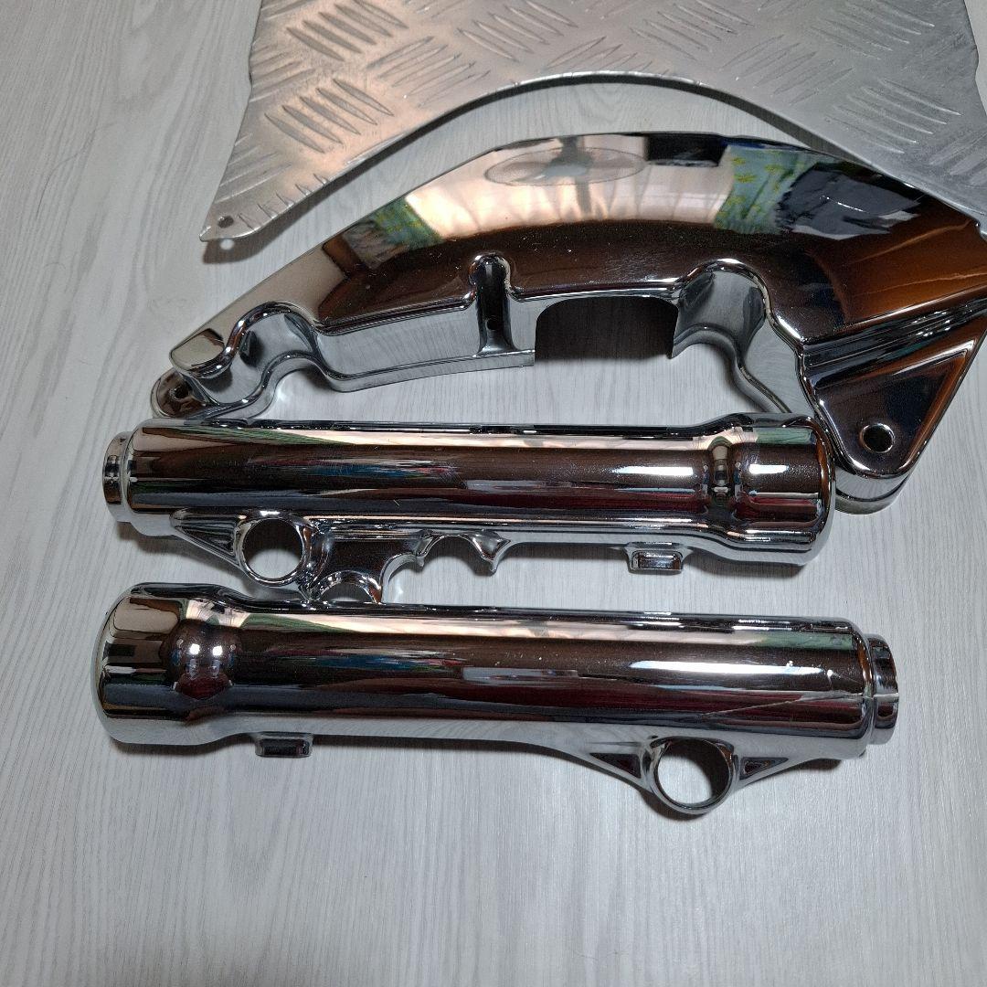 アドレスV125G用アルミ&メッキパーツセット