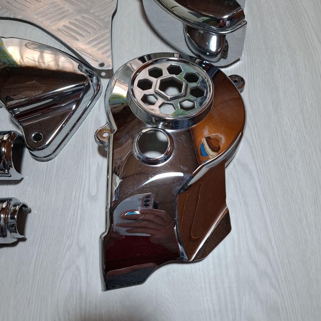 アドレスV125G用アルミ&メッキパーツセット