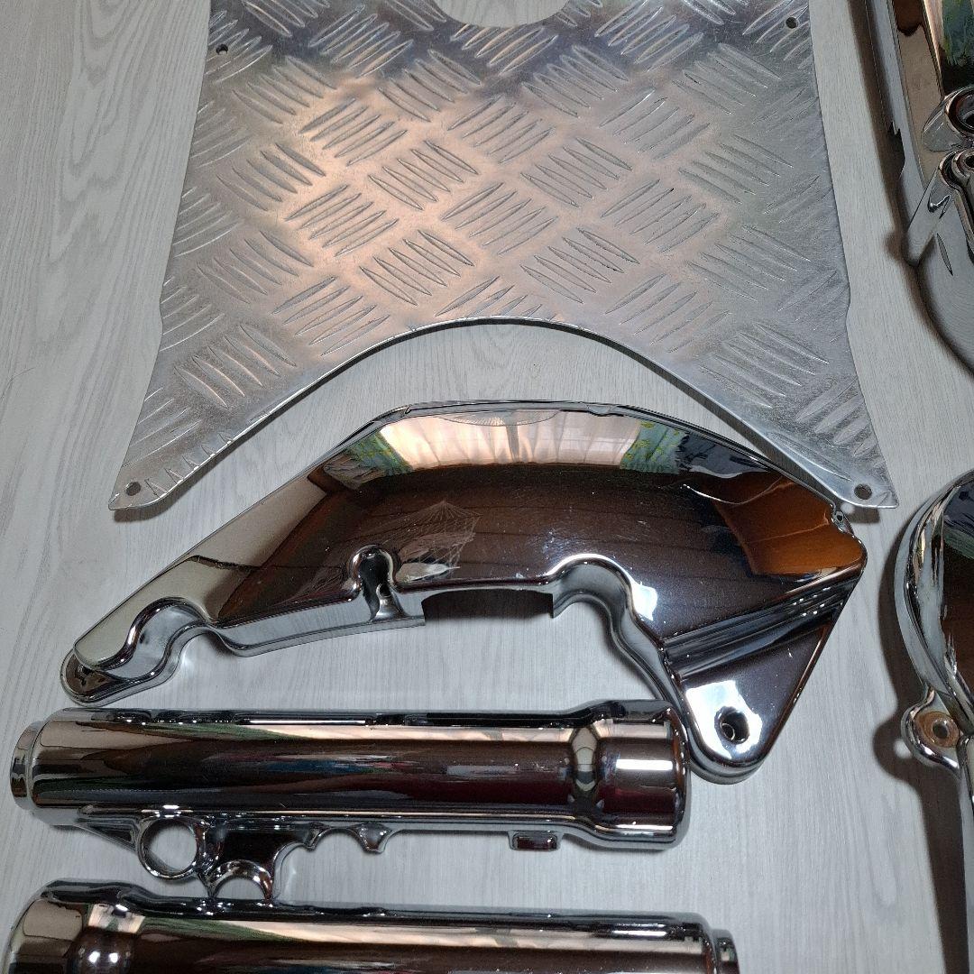 アドレスV125G用アルミ&メッキパーツセット