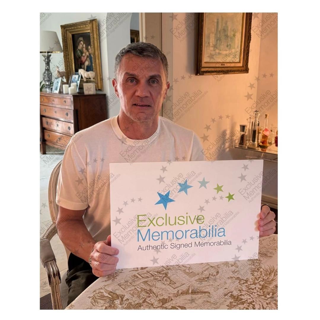 【専用】パオロ・マルディーニ 直筆サイン入りユニフォーム ACミラン