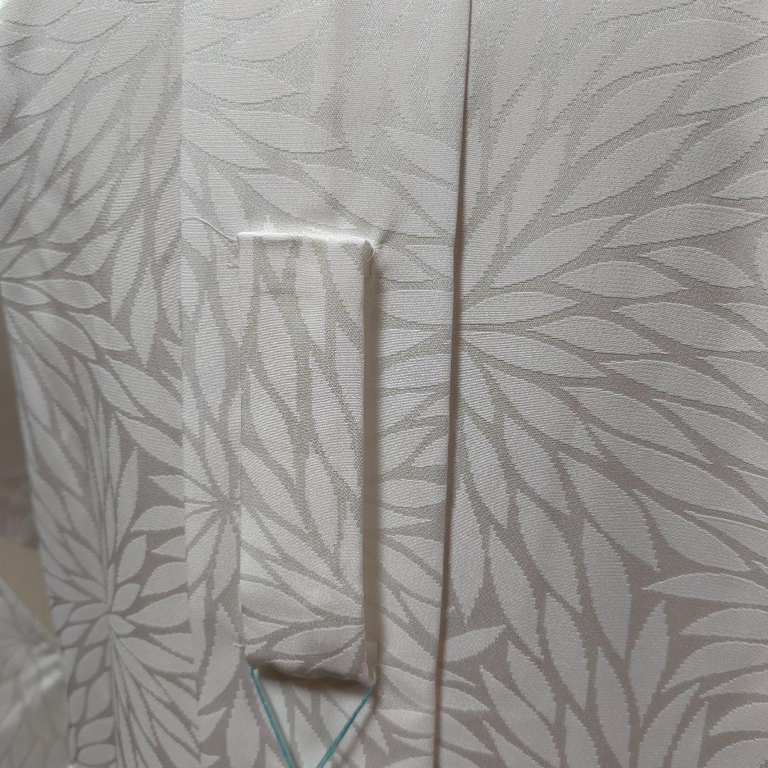 長襦袢　洗える長襦袢　プレタ長襦袢　半衿付　シルック　菊文　礼装　冠婚葬祭　新品