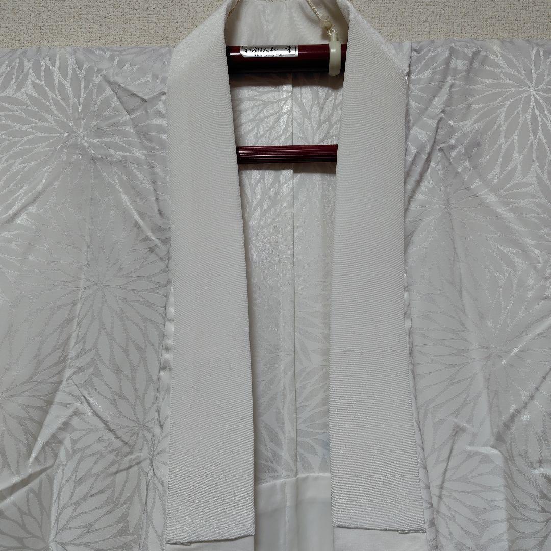 長襦袢　洗える長襦袢　プレタ長襦袢　半衿付　シルック　菊文　礼装　冠婚葬祭　新品