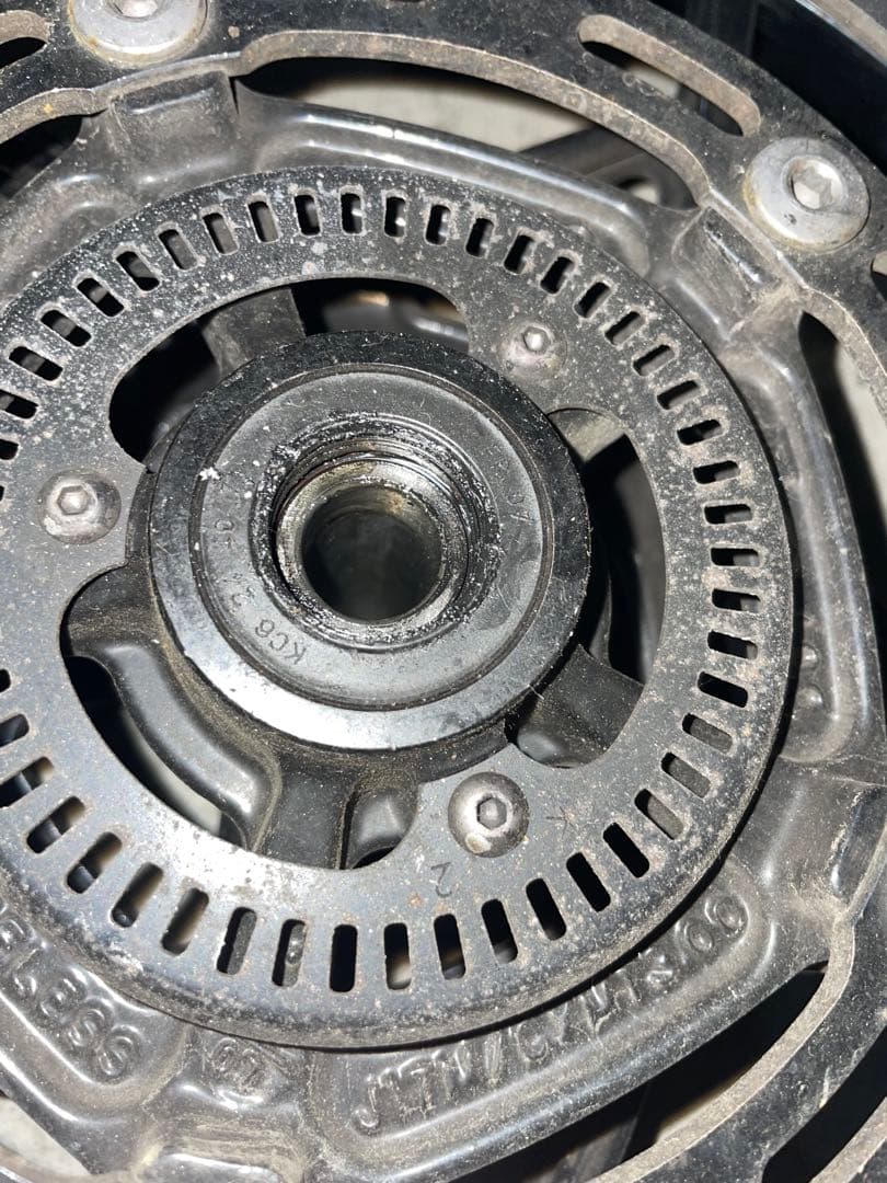 Ninja400 EX400L 純正フロントホイールタイヤセットα-14