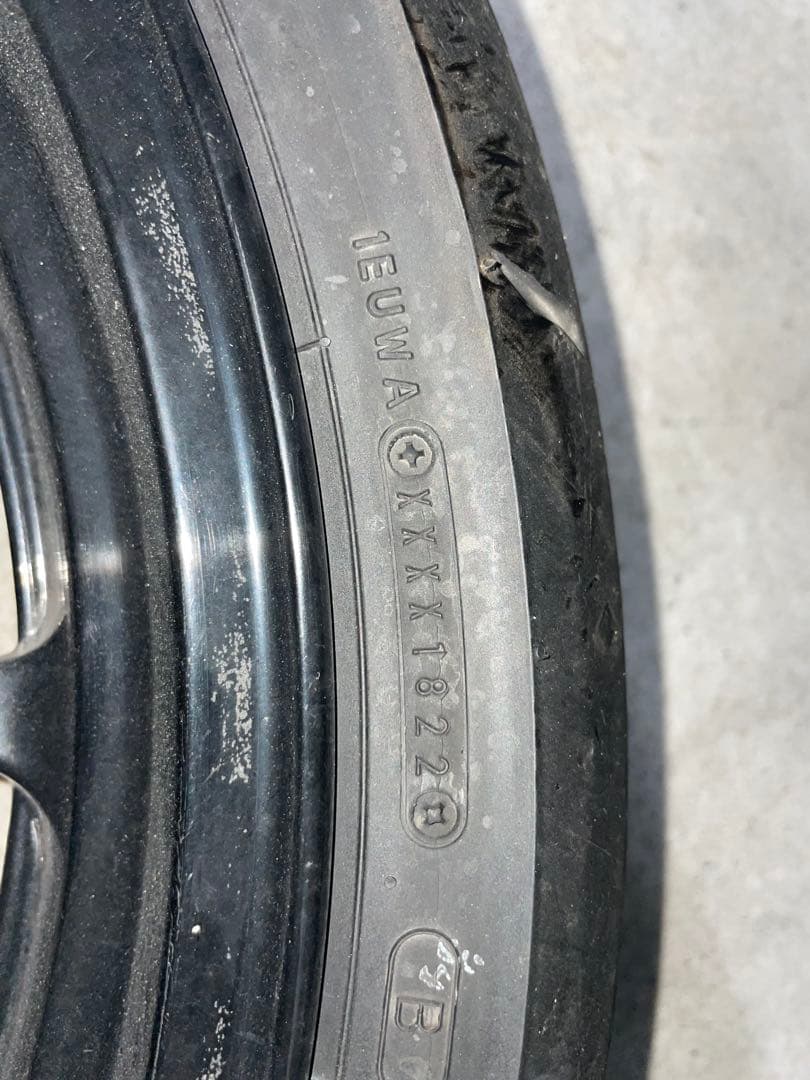 Ninja400 EX400L 純正フロントホイールタイヤセットα-14