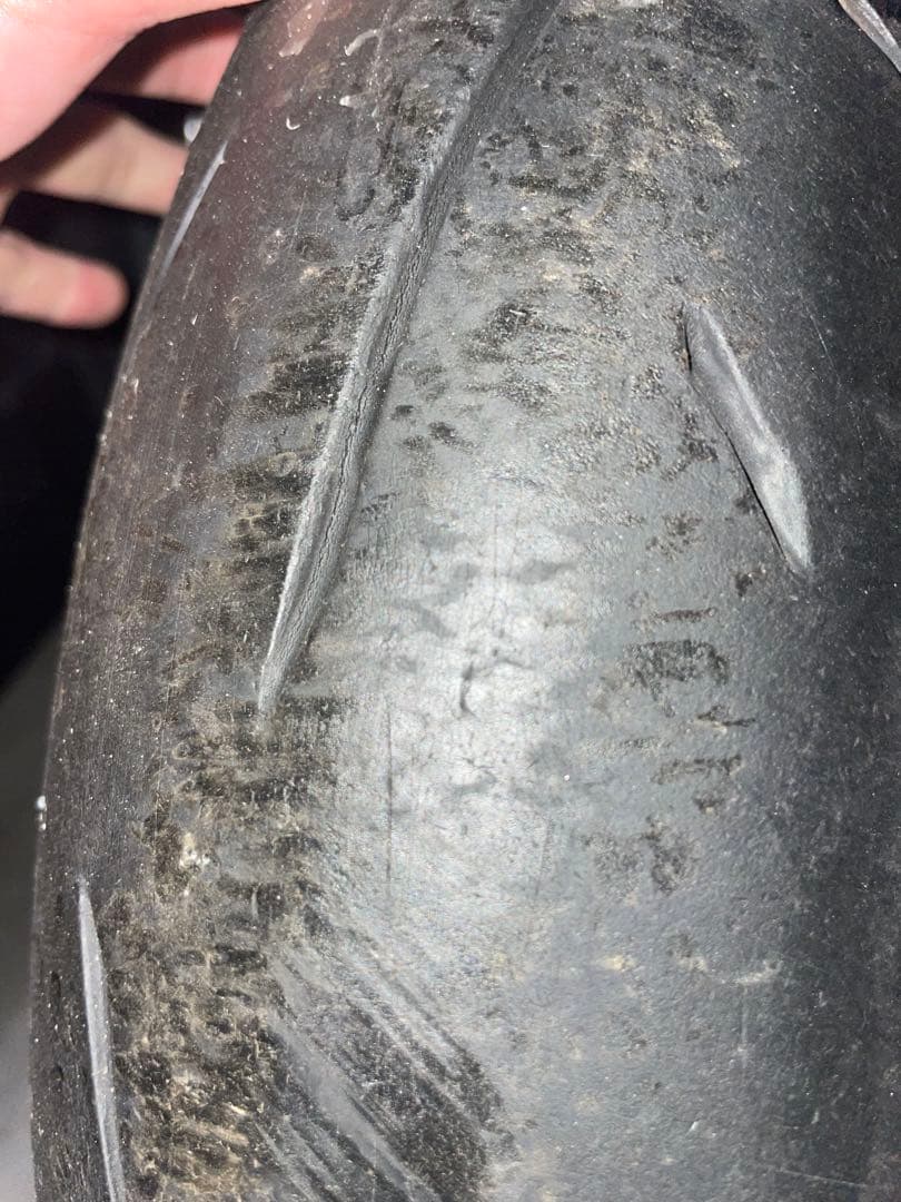 Ninja400 EX400L 純正フロントホイールタイヤセットα-14