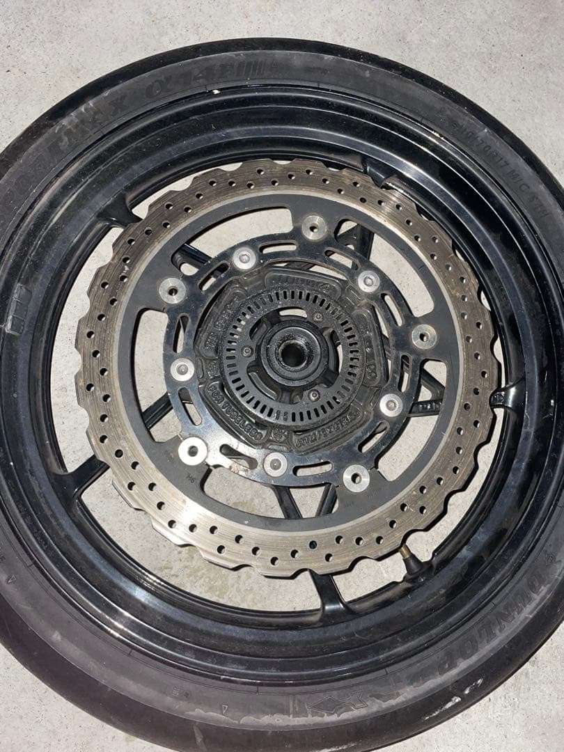 Ninja400 EX400L 純正フロントホイールタイヤセットα-14