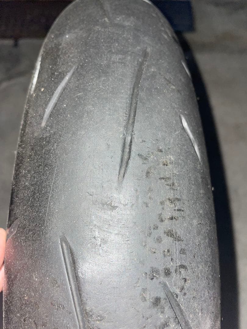 Ninja400 EX400L 純正フロントホイールタイヤセットα-14