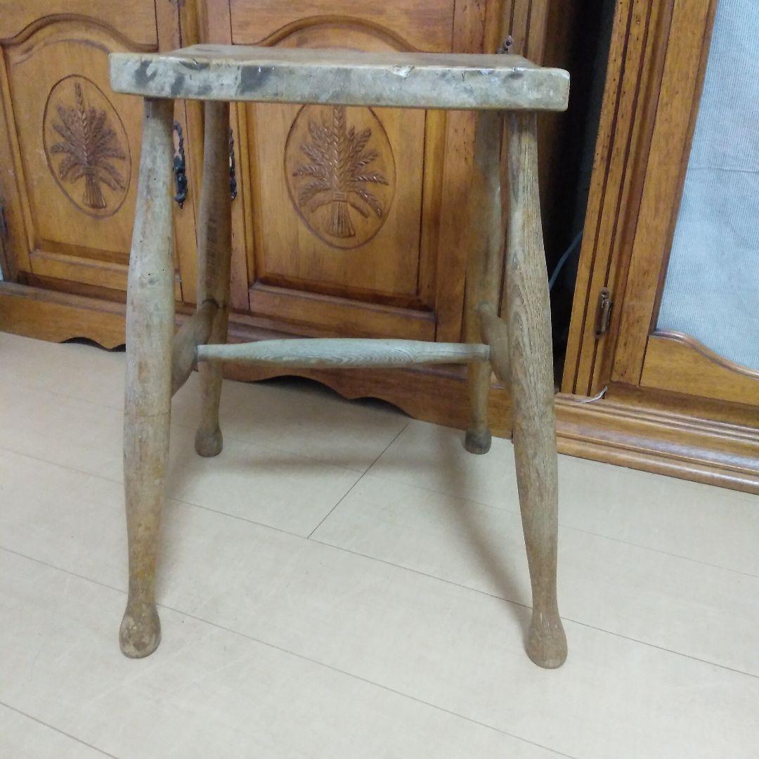 フランスアンティーク　スツール　チェア　椅子　蚤の市