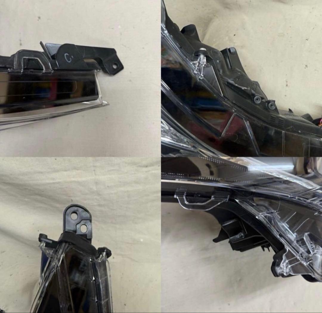 プリウス50 ヘッドライト　左右　インナーブラック塗装