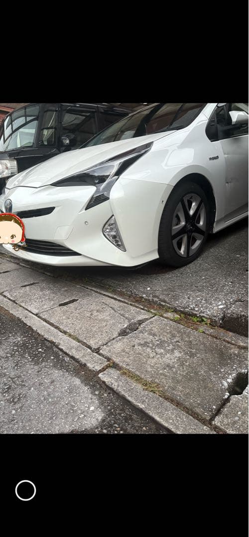 プリウス50 ヘッドライト　左右　インナーブラック塗装