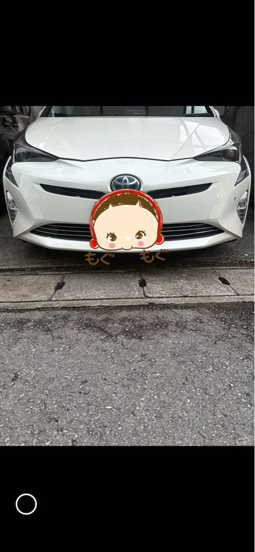 プリウス50 ヘッドライト　左右　インナーブラック塗装