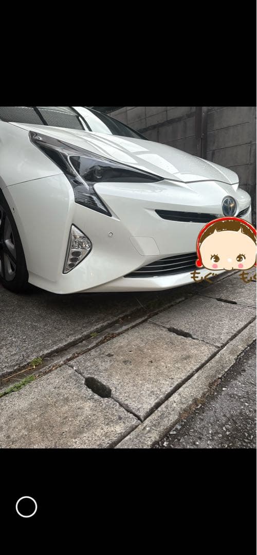 プリウス50 ヘッドライト　左右　インナーブラック塗装