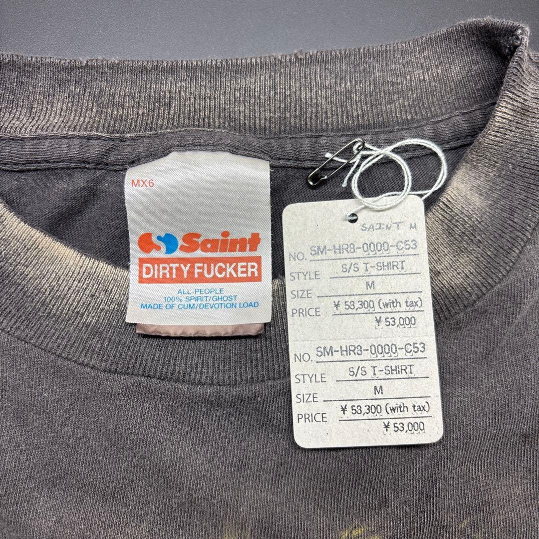 トップス SAINT MICHAEL BTM_SS TEE / JOKER / BLACK