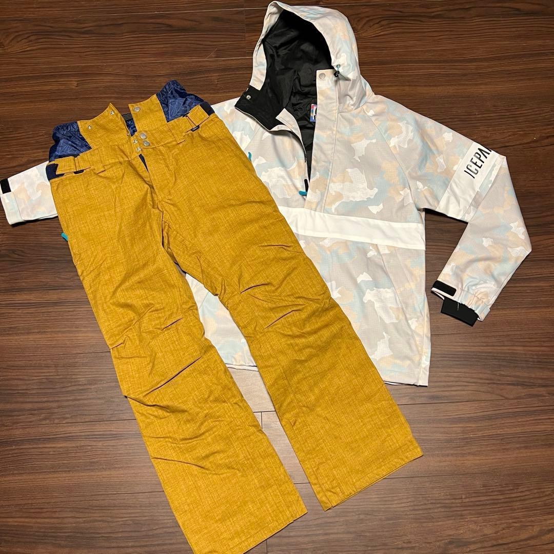 ICEPARDAL 迷彩 スノーボードウェアセット